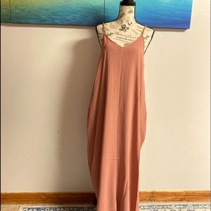 Peach kiss maxi dress